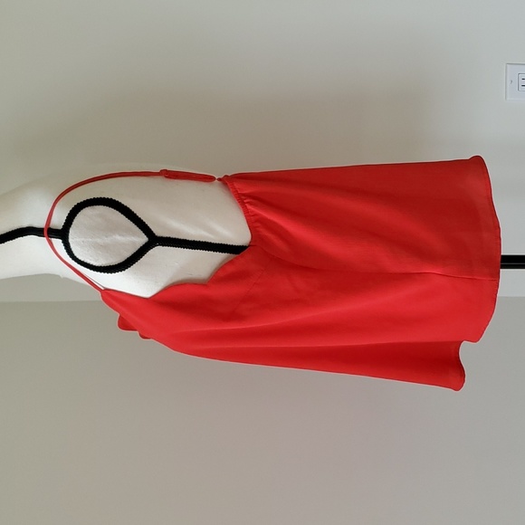 Monteau Red Tank Top with Scalloped Neckline Adjustable Straps Size XL - Picture 3 of 5